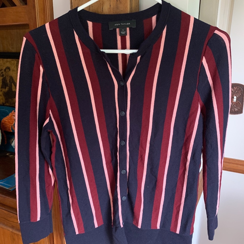 Another super cute Ann Taylor cardigan. This one I never wore:(